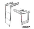 S.S Bracket Telescopic Ladder With Stopper, Mirror Polished